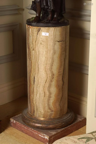 19TH-CENTURY SCAGLIOLA COLUMN