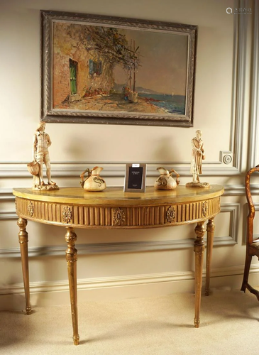 19TH-CENTURY ADAM SIDE TABLE