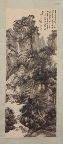 A CHINESE PAINTING OF RECLUSE LIFE