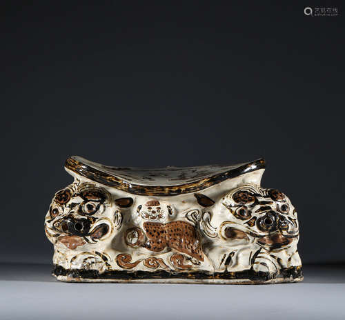 Song Dynasty, Cizhou kiln double tiger pillow