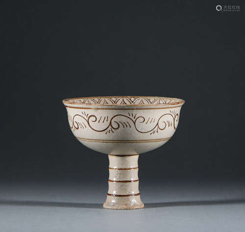 Song Dynasty, Cizhou kiln high foot cup