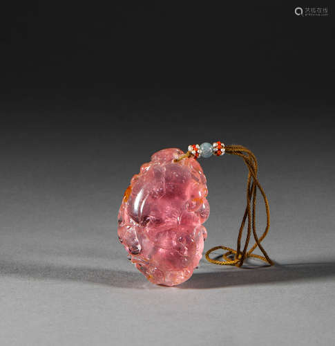 Tourmaline Pendant in Qing Dynasty