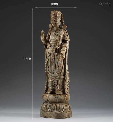 Northern Qi Dynasty, Hetian jade Guanyin statue