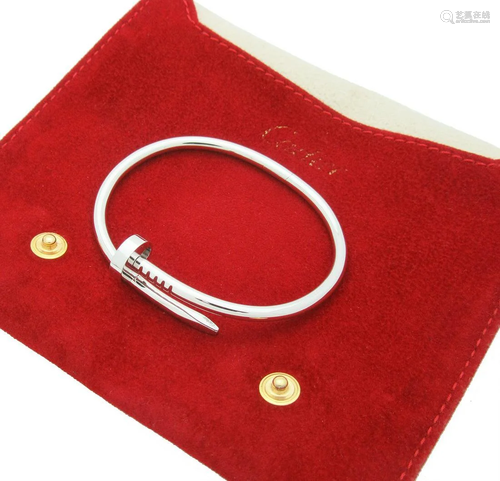 Cartier Juste un Clou White Gold Bracelet