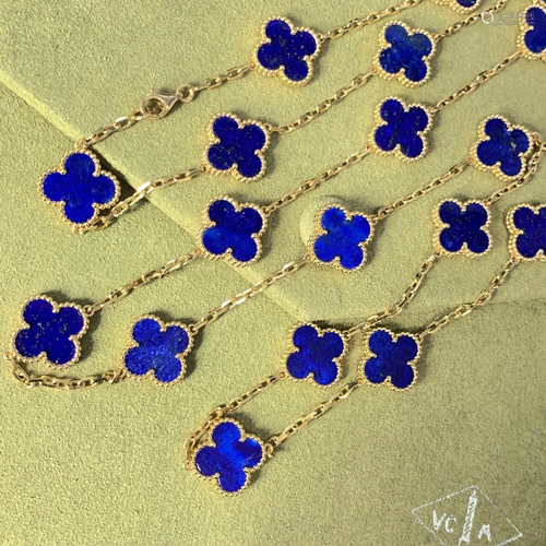 Van Cleef & Arpels Vintage Alhambra Lapis Lazuni 18K