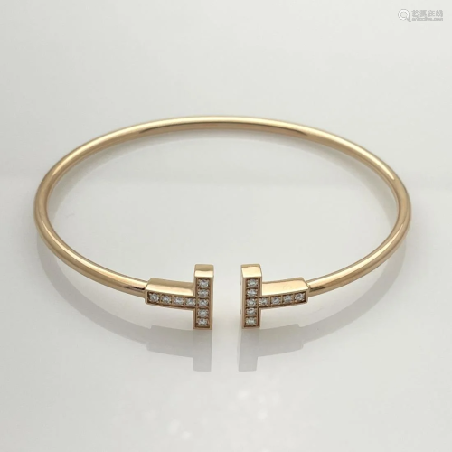 Tiffany & Co. Diamond Wire Bracelet