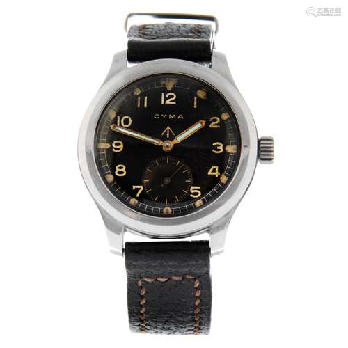 CYMA - a military issue 'The Dirty Dozen' wrist watch.