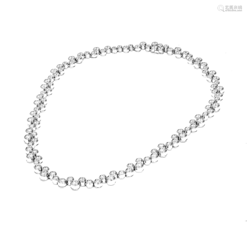 Tiffany & Co. Bubbles Platinum 10CT Diamond Necklace