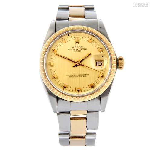 ROLEX - a Oyster Perpetual Date bracelet watch.