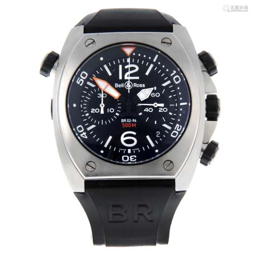 BELL & ROSS - a BR02-94chronograph wrist watch.