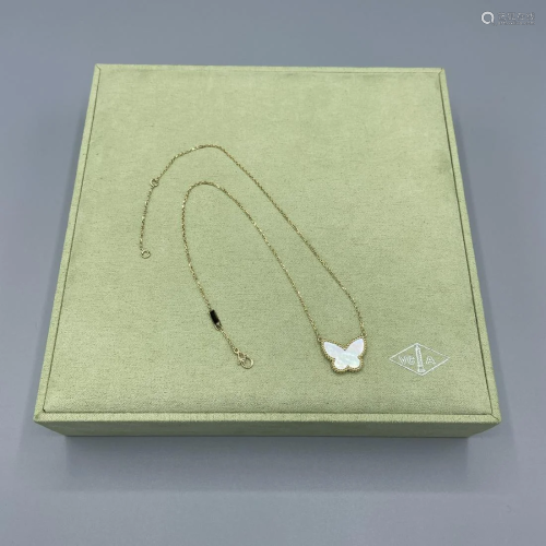 Van Cleef & Arpels Butterfly Pendant Necklace
