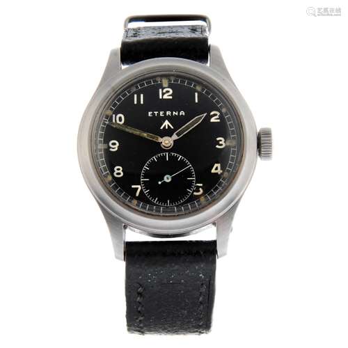 ETERNA - a military issue 'The Dirty Dozen' wrist watch.