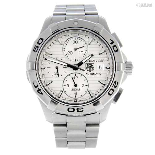 TAG HEUER - an Aquaracerchronograph bracelet watch.