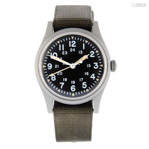 HAMILTON - a military issue wrist watch.