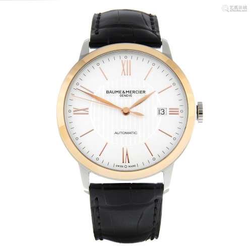 BAUME & MERCIER - a stainless steel Classima wrist watch.