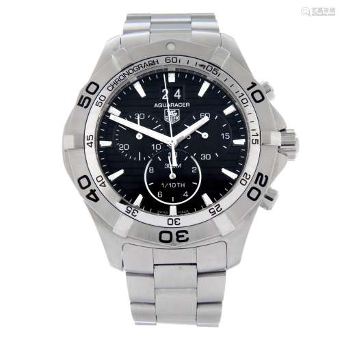 TAG HEUER - an Aquaracer chronograph bracelet watch.