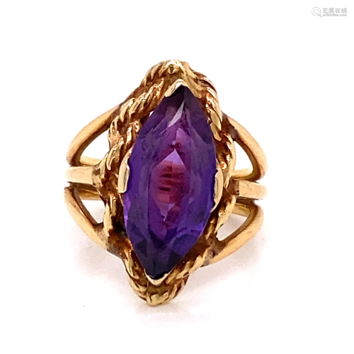 14k Purple Stone RingÊ