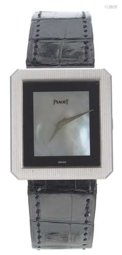 Piaget Protocol 18ct white gold lady's wristwatch, ref. 9154...