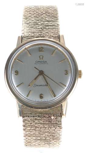 Omega Seamaster 9ct automatic gentleman's bracelet watch, re...