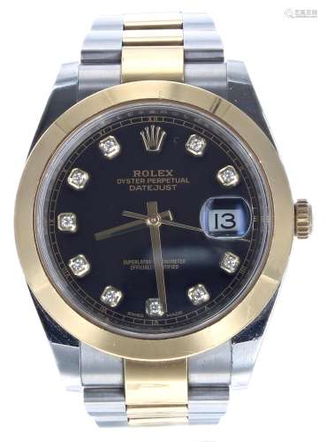 Rolex Oyster Perpetual Datejust 41 stainless steel and gold ...
