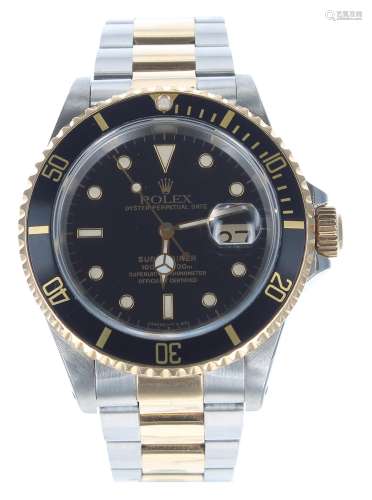 Rolex Oyster Perpetual Date Submariner stainless steel and g...