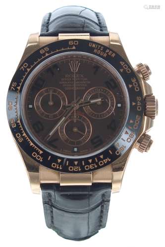 Rolex Oyster Perpetual 18ct 'Everose' Cosmograph Daytona gen...