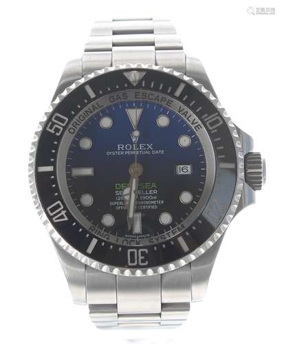 Rolex Oyster Perpetual Date Deepsea Sea-Dweller Blue 'James ...