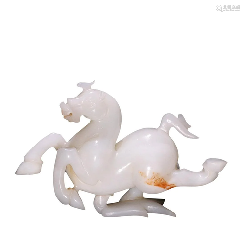 HETIAN JADE 'HORSE' ORNAMENT