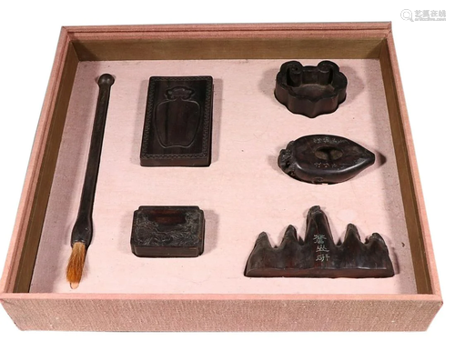 SET OF AGARWOOD STATIONARY