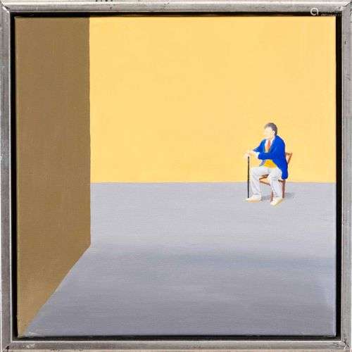 Jens Ulrich Petersen (*1947), contemporary Danish artist. Ro...