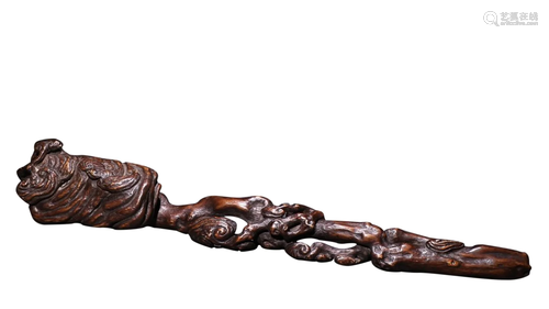 AGARWOOD 'GANODERMA' RUYI SCEPTER