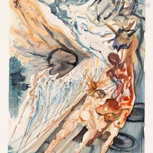 Salvador Dalí (1904-1989), color wood engraving from the set...
