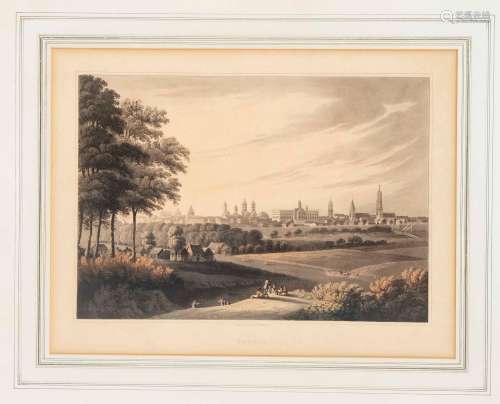 Berlin and Leipzig -- two views from 1815, col. Etchings at ...
