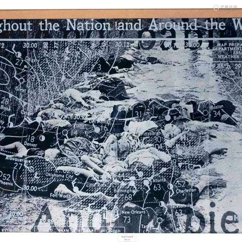 Wolf Vostell (1932-1998), ''My Lai'' (Massacre of My Lai), s...