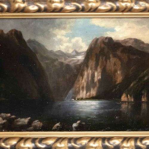 Anonymous, south German painter end of 19th century, view ov...