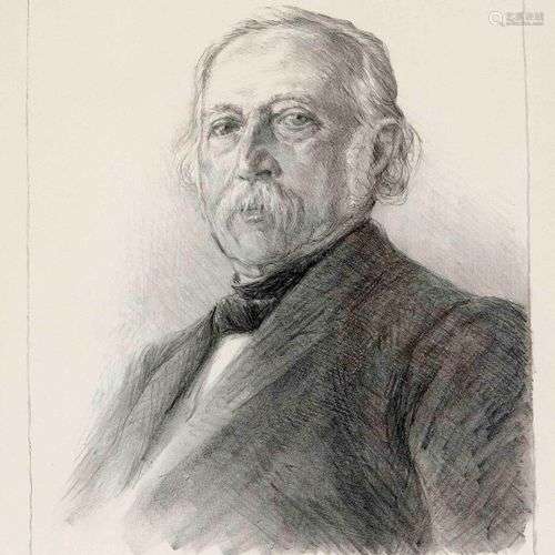 Max Liebermann (1847-1935), Portrait of Theodor Fontane, lit...