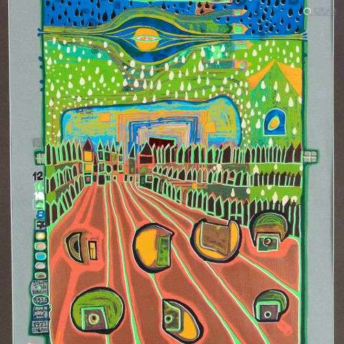 Friedensreich Hundertwasser (1928-2000), ''Street for Surviv...