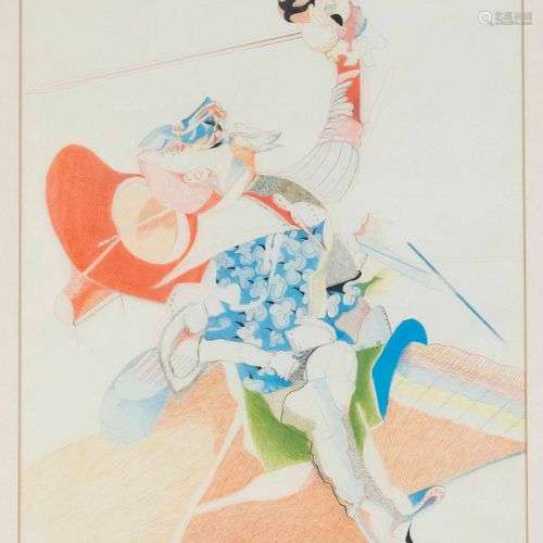 Simon Dittrich (*1940), German painter and graphic artist fr...