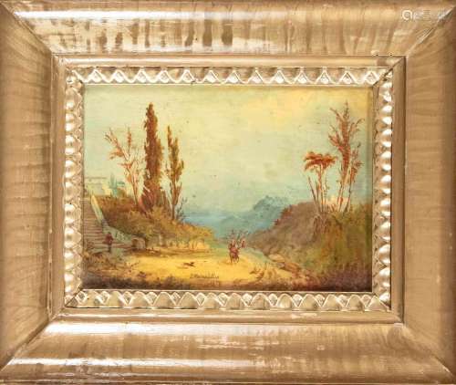 Johann Baptist Heinefetter (1815-1902), Pair of landscapes: ...