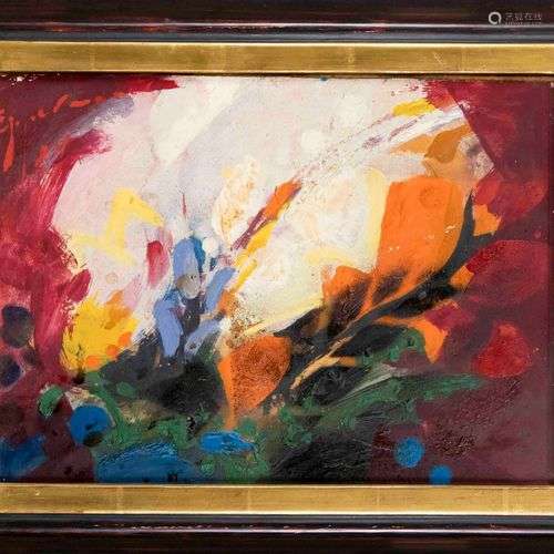 Unidentified painter late 20th century, abstract composition...