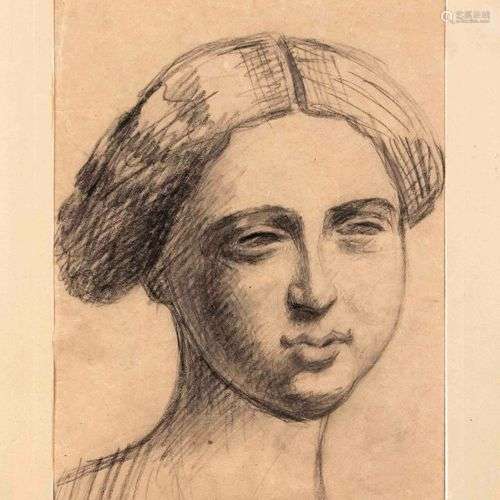 French (?), late 19th/early 20th century, study of a woman's...