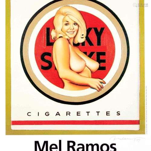 Mel Ramos (1935-2018), ''Lucky Lulu Blonde'', 1994, color of...