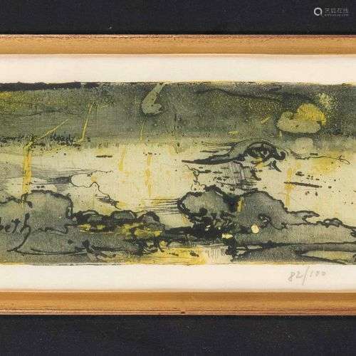 Horst Janssen (1929-1995), ''Oh Bobeth'', color etching in y...
