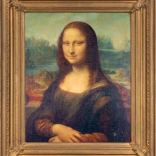 Facsimile after the Mona Lisa by Leonardo, 1st half of 20th ...