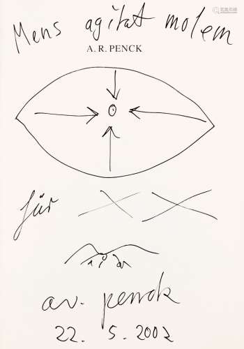 A.R. Penck (1939-2017), catalog of Galerie Michael Schultz, ...
