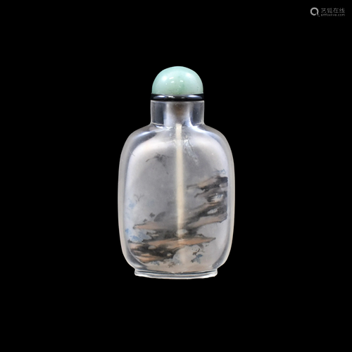 ZHOULEYUAN INNER PAINTING SNUFF BOTTLE