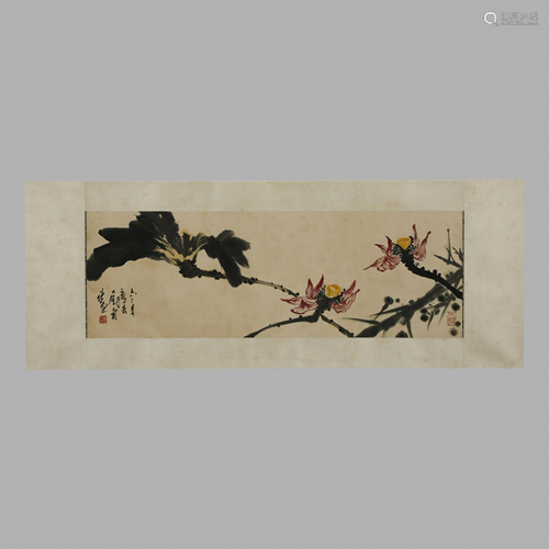 CHINESE FLOWERS PAINTING