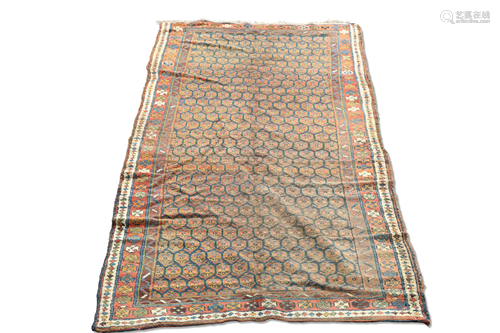 A KURDISH CARPET, CIRCA 1920. 286cm by 134cm