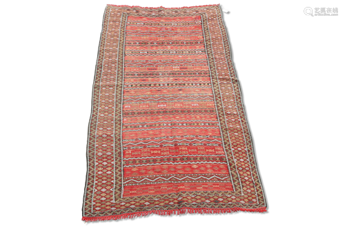 A MOROCCAN RUNNER, CIRCA 1970. 220cm by 110cm