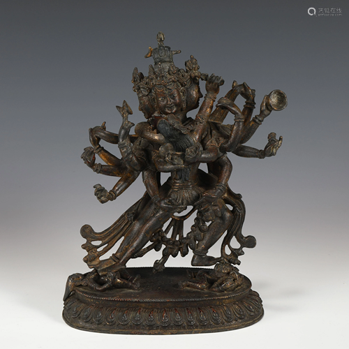 QING BRONZE BUDDHA